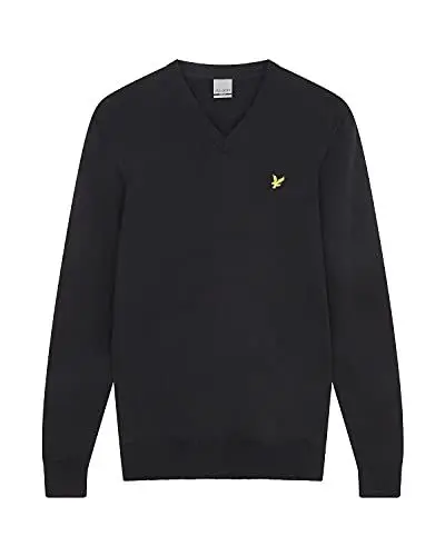 Produktbild: Lyle & Scott Herren Golf V Neck Pullover, 572 True Black, m