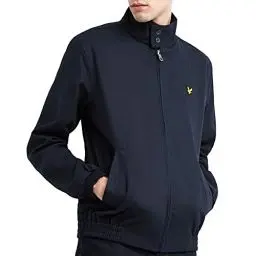 Produktbild: Lyle & Scott Herren Blouson Jacke | British Classic | Harrington mit Tartan Innenfutter