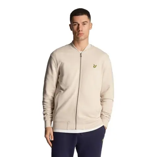 Produktbild: Lyle & Scott Leichte Jacke Herren - Bomberjacke aus 100% Baumwolle - Vintage Blouson mit Stehkragen - lässige Übergangsjacke für Männer