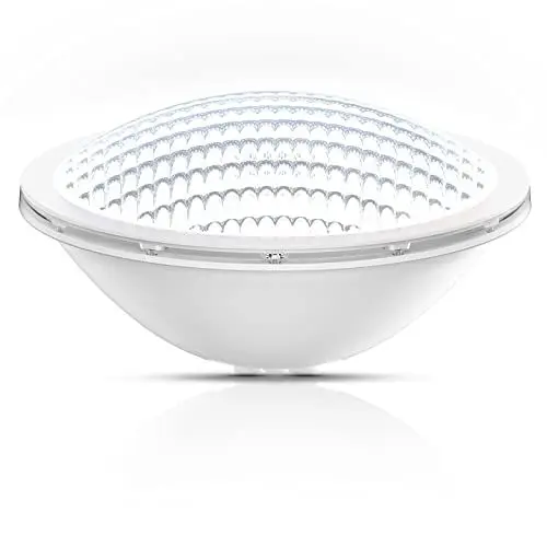 Produktbild: LyLmLe LED Poolbeleuchtung PAR56,18W Poolscheinwerfer Led Lampe Unterwasserscheinwerfer (Ersetzt Alten PAR56 Halogenlampen) IP68 Wasserdicht, 1800lm, 12V AC/DC,6000K weiß