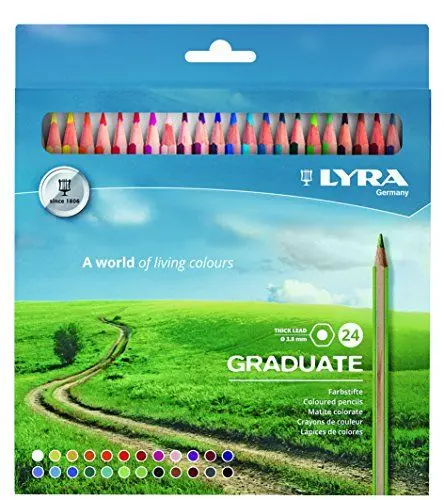 Produktbild: LYRA Graduate, Buntstifte, Mehrfarbig, 24 Stück (1er Pack)