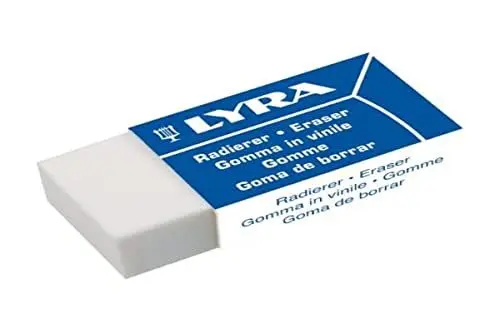 Produktbild: Lyra Radiergummi Kunststoff, Orlow Techno MINI, 1 Stück, Weiß, 7413300