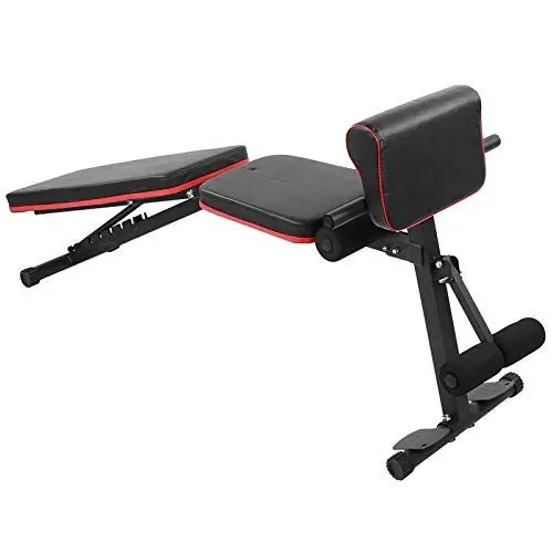 Produktbild: 7 LVL Fitness Hocker, 7 LVL Sit-up Fitnessbank 7 LVL Multifunktions-Hantelhocker 133x114x71 CM für Workout bei der Arbeit, Büro und zu Hause