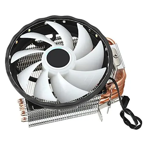 Produktbild: lyrlody CPU-Luftkühler, CPU-Kühler 3PIN RGB 6 Heatpipes Dual Fan Kühlkörper -Computer-Kühler CPU-Lüfter fürLGA775 1155 1156 1366AM2+ AM3