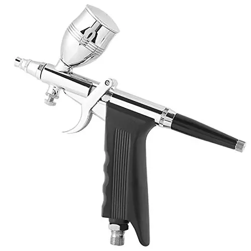 Produktbild: lyrlody Schwerkraft-Sprühpistole, Airbrush-Düsen, Düsenspritzpistole, KunstfarbeBecher-Set für Modelle, Kleidung, Autolackierung