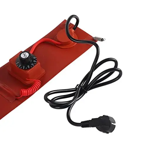 Produktbild: lyrlody Silikonheizband für 1000W 220V Fässer 200L Metallölfassheizung mit Thermostat 30-150°C für Industrieanwendungen 125 X 1740mm(EU)