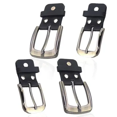 Produktbild: LZYDKH 4 Stück Gürtelschnalle Herren, Belt Buckle Metall Gürtelschnallen 40 MM Schnallen für Gürtel 35 MM Gürtel Schnalle Klassische Gürtelschließe Leder zum Befestigen Gürteln