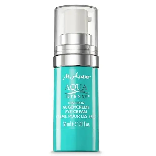 Produktbild: M. Asam AQUA INTENSE Hyaluron Augencreme (30ml), Parfümfreie Augenpflege gegen Augenringe & Falten, Anti-Aging Eye Cream mit Sofort-Effekt