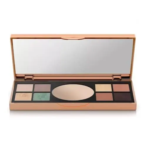 Produktbild: M. Asam MAGIC FINISH Golden Vibes Palette (8 x 0,75g / 3g) – Lidschatten & Highlighter Set, Schimmernde & Matte Shades für elegante Looks, Hochpigmentiertes Set mit Satin-Touch Textur