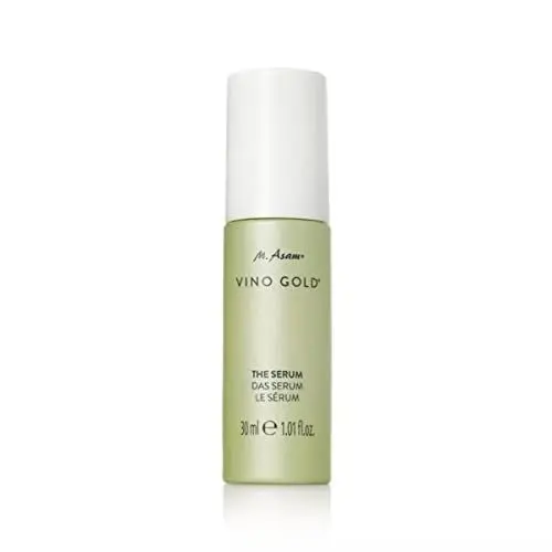 Produktbild: M Asam VINO GOLD Gesichts Serum (30 ml) – reduziert Linien & Fältchen, erhöht die Elastizität & Festigkeit der Haut, mit Carotinoiden aus der Tomate, spendet Feuchtigkeit, vegane Gesichtspflege