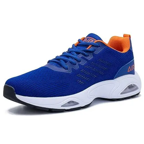 Produktbild: M MAGPER Schuhe Herren Air Laufschuhe Turnschuhe Sportschuhe Dämpfung Running Sneaker Blau Größe 43