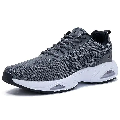 Produktbild: M MAGPER Schuhe Herren Air Laufschuhe Turnschuhe Sportschuhe Dämpfung Running Sneaker Grau Größe 43