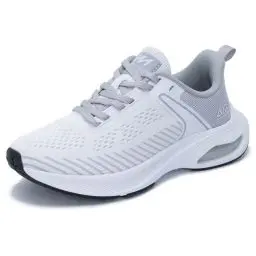 Produktbild: M MAGPER Laufschuhe Damen Air Sportschuhe mit Dämpfung Turnschuhe Atmungsaktiv Schuhe rutschfest Fitnessschuhe Weiß Grau Size 40 EU