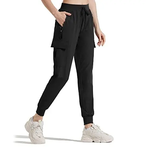 Produktbild: M MAROAUT Damen Wanderhose Cargohose Jogginghose, Leichte Trekkinghose Schnelltrocknend Outdoorhose für Sport und Freizeit