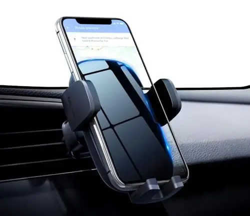 Produktbild: m MU Handyhalterung Lüftung, 360 Grad Drehung Handyhalter Für Luftauslass, Stabiler Autohalterung Handy, Kfz Handyhalterung Für iPhone Samsung und andere Smartphones