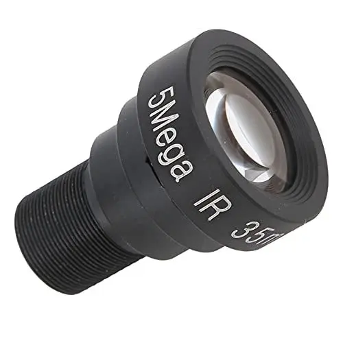 Produktbild: M12 Objektiv 5MP Kameraobjektiv Weitwinkel-Single-Board-Objektiv F1.8 Optische Brennweite 35mm M12 für HD-Sicherheits-Webcam-Kamera