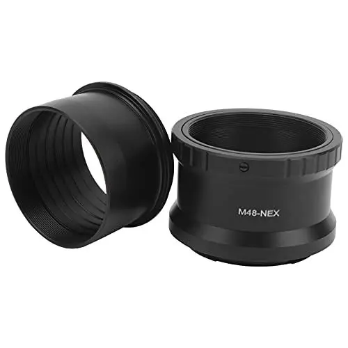 Produktbild: M48x0,75-mm-Teleskopadapter, Volle Funktionen, M48-NEX-Objektivadapter aus Aluminiumlegierung für Astronomisches Teleskop für E-Mount-Kamera