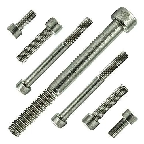 Produktbild: AGBERG - M6 x 20 mm Zylinderschrauben mit Innensechsrund (TX) und Vollgewinde - Zylinderkopfschrauben (100 Stück) aus Edelstahl A2 V2A, rostfrei - ISO 14579 (DIN 912)