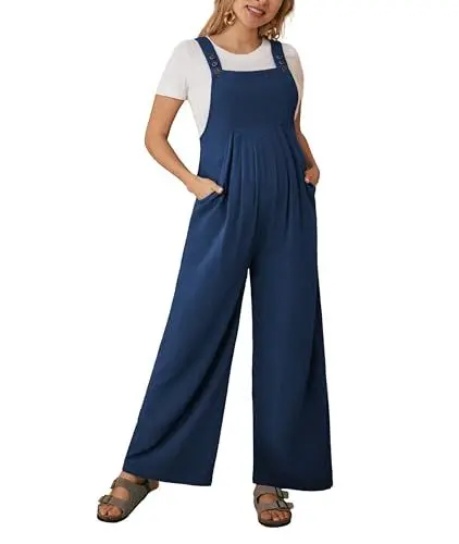 Produktbild: Maacie Casual Schwangerschaftshose Umstandshose Sommer Umstandsoverall Umstandsoverall Leinen Bequem