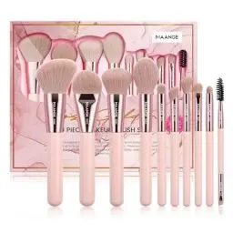 Produktbild: MAANGE Make Up Pinsel Set, 10-teilig, hochwertige synthetische Pinselset Makeup für Foundation Concealer Lidschatten Schminkpinsel Kit, Geburtstagsgeschenk für frauen