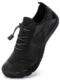 Produktbild: Mabove Barfussschuhe Herren Damen Strandschuhe Badeschuhe Barfuß Schuhe Schwimmschuhe Wasserschuhe Aquaschuhe Surfschuhe für Wassersport Outdoor(1924 Schwarz,39 EU)