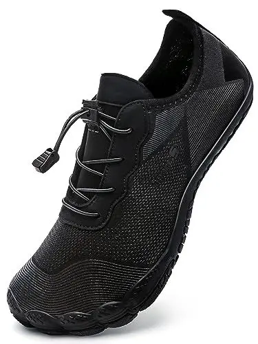Produktbild: Mabove Barfussschuhe Herren Damen Strandschuhe Badeschuhe Barfuß Schuhe Schwimmschuhe Wasserschuhe Aquaschuhe Surfschuhe für Wassersport Outdoor(1924 Schwarz,39 EU)