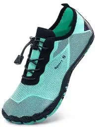 Produktbild: Mabove Damen Barfussschuhe Badeschuhe Strandschuhe Schwimmschuhe Wasserschuhe Aquaschuhe für Wassersport Outdoor Fitnessschuhe Trekking(Blau 1924,38 EU)