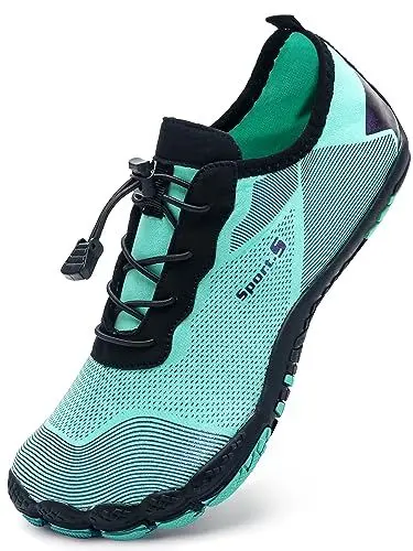 Produktbild: Mabove Barfussschuhe Herren Damen Strandschuhe Badeschuhe Barfuß Schuhe Schwimmschuhe Wasserschuhe Aquaschuhe Surfschuhe für Wassersport Outdoor(1924 Türkis,36 EU)