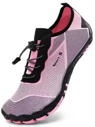 Produktbild: Mabove Damen Barfussschuhe Badeschuhe Strandschuhe Schwimmschuhe Wasserschuhe Aquaschuhe für Wassersport Outdoor Fitnessschuhe Trekking(Pink 1924,39 EU)