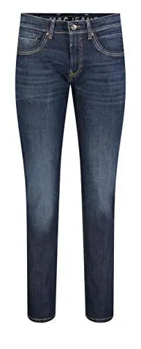 Produktbild: MAC Jeans Herren ARNE Pipe Slim Jeans, Blau (Dark Blue Authentic Used H781), W36/L34