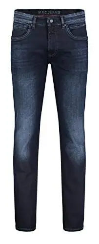 Produktbild: MAC Jeans Herren Arne Pipe Loose Fit Jeans, Blue Black 3D Authentic Wash H793, W34/L30