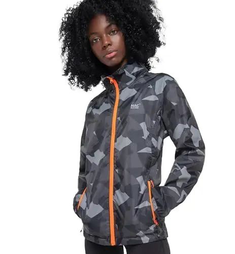 Produktbild: Mac in a Sac Herren Origin II - Waterproof Packable Jacket Regenjacke, Blue Camo, XS