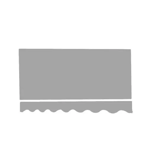 Produktbild: MACAGGTNTU Markisenstoff Markise Ersatztuch 245x200cm 300x250cm 300x300cm Einziehbar Markisenbespannung Canvas Für Einziehbare Klemmmarkise(Grey,245x200cm/8x6.5ft)