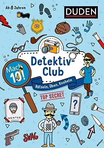 Produktbild: Mach 10! Detektivclub - Ab 8 Jahren: Rätseln, Üben, Knobeln