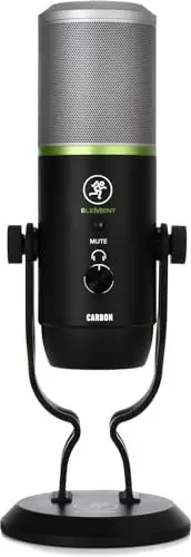 Produktbild: Mackie Carbon – Premium USB Kondensatormikrofon der EM Serie