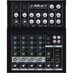 Produktbild: Mackie Mix 6-Kanal-Mischpult Schwarz