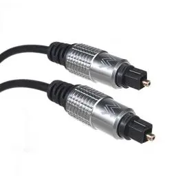 Produktbild: Maclean MCTV-453 Optisches Digitalkabel Lichtwellenleiter Kabel Toslink auf Toslink Lautsprecherkabel Stecker mit vergoldeten Kontakten Polybag (3m)