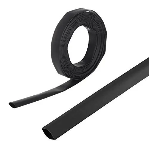 Produktbild: Maclean MCTV-531 Schrumpfschlauch Kabelschutz Kabel Schutz Schlauch Heat Shrink Tube 5m Schwarz (2:1 4mm, 1)