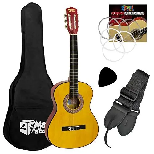 Produktbild: Mad About CLG1-14-PACK klassik gitarre Spanische Konzertgitarre - 1/4 Größe, Ideal für Kinder im Alter von 4-5 Jahren