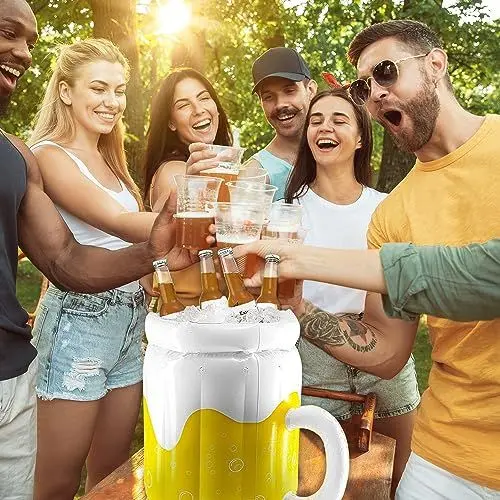 Produktbild: Mad Monkey Aufblasbarer Getränkekühler als Bierkrug - Perfekt für Jede Party