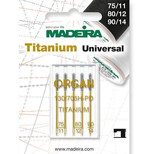 Produktbild: Madeira Titanium Universal-Nähmaschinennadeln