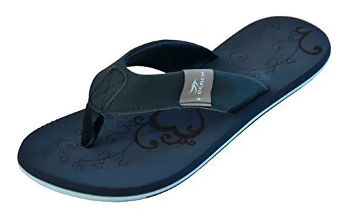 Produktbild: MADSea Damen Zehenstegpantolette Beach Woman | Zehentrenner Flip Flop Thong Sandale Badelatschen | Sommer Strand, dunkelblau/hellblau, 40 EU