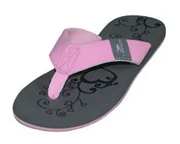 Produktbild: MADSea Damen Zehenstegpantolette Beach Woman | Zehentrenner Flip Flop Thong Sandale Badelatschen | Sommer Strand, grau/rosa, 41 EU