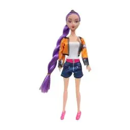 Produktbild: Mädchen Puppe Spielzeug Doll mit Puppenkostüm Zubehör Fan Merch Anime Puppen 27 cm Große Cartoons Puppen Modepuppe Geschenke für Fans