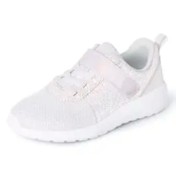 Produktbild: Mädchen Schuhe Kinder Turnschuhe Glitzer Sportschuhe Hallenschuhe Sneakers Klettverschluss Tennisschuhe Straßenlaufschuhe Basketballschuhe Runningschuhe Outdoor Fitnessschuhe.EU29.Beige