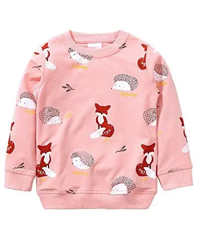 Produktbild: Mädchen Sweatshirt für Kinder Süß Cartoon Pullover Baumwolle Top Langarm T-Shirt Größe 1-2 Jahre