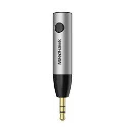 Produktbild: MaedHawk Aux Bluetooth Adapter Auto, BT5.0 Audio Empfänger/Receiver, 3,5 mm Aux in Car Kit(Freisprechanrufen, Dual Verbindung mit 2 Smartphone) Für Autoradio Musik, Kopfhörer, Lautsprecher-BTR005
