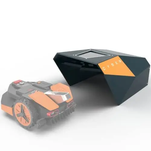 Produktbild: IdeaMower Mähroboter Garage Kompatibel mit Worx Landroid Vision - Rasenroboter Garage 74x78x38 cm - UV-Schutz Aluminium-Verbundwerkstoff