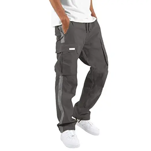 Produktbild: Eine LäSsige Arbeitshose In Monochromer, Entspannter Passform FüR Einen Klassisch-Schicken Look Wollhose Herren Herren-Cargohosen Blau MilitäRhosen MäNner Maennermode
