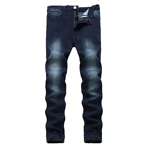 Produktbild: männer Jeanshosen 36/34 Flared Jeans für Herren l34 Jeans Regular fit Herren schwarz Herren Jeans Baggy hellblau Jeans Herren 40/32 Baggy Jeans männer hip hop y2k Straight Teenager